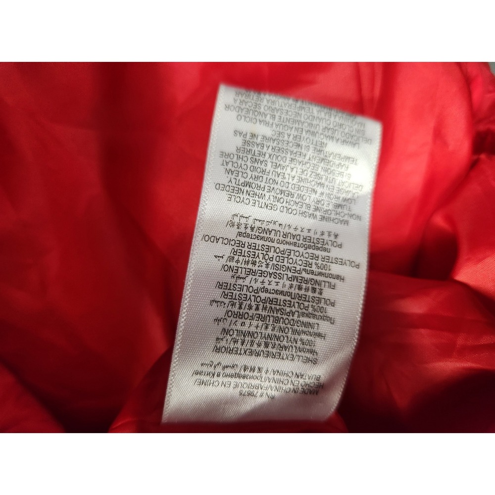 BCBGeneration Red Puffer Jacket Hooded Water Resi… - image 4